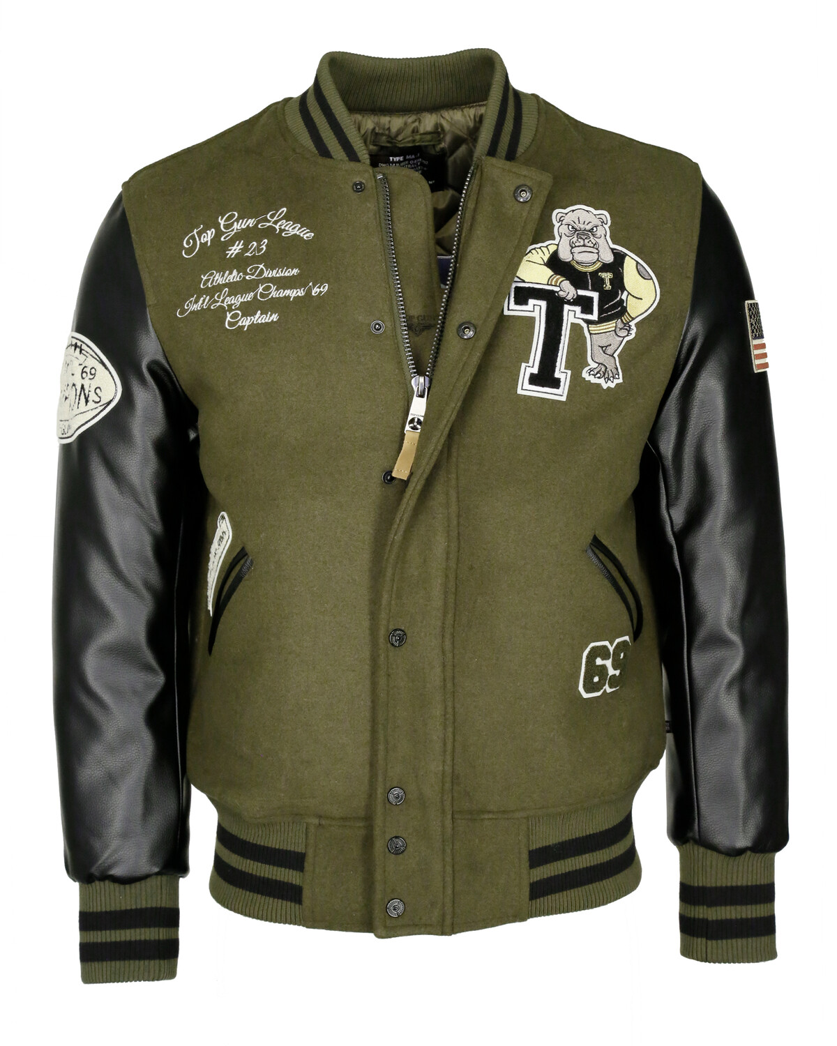 

Куртка TOP GUN Bomberjacke TG20202014, оливковый/черный