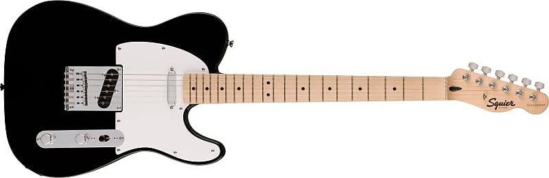 

Электрогитара Fender Squier Sonic Telecaster, Maple Fingerboard, White Pickguard, Black