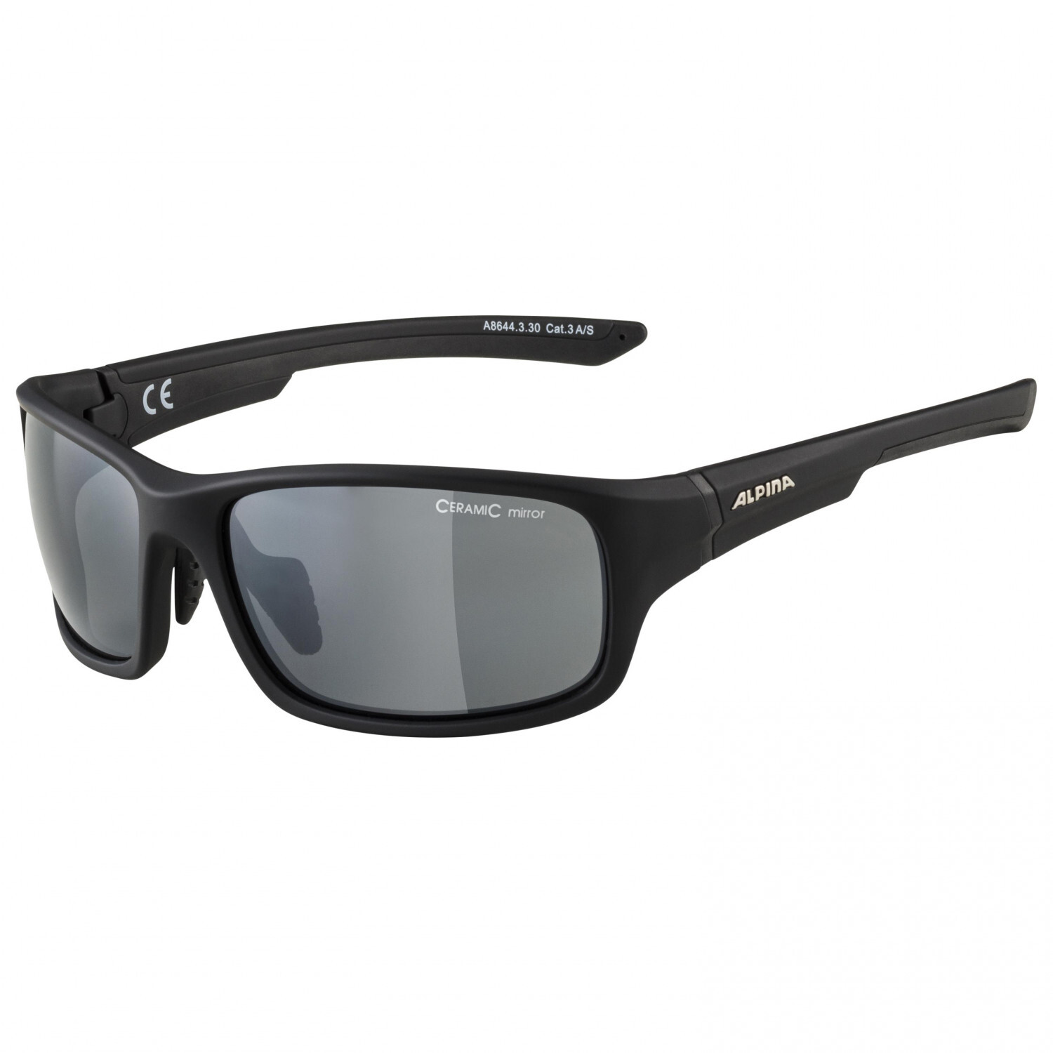 

Велосипедные очки Alpina Alpina Lyron S Mirror Cat 3, цвет Black Matt