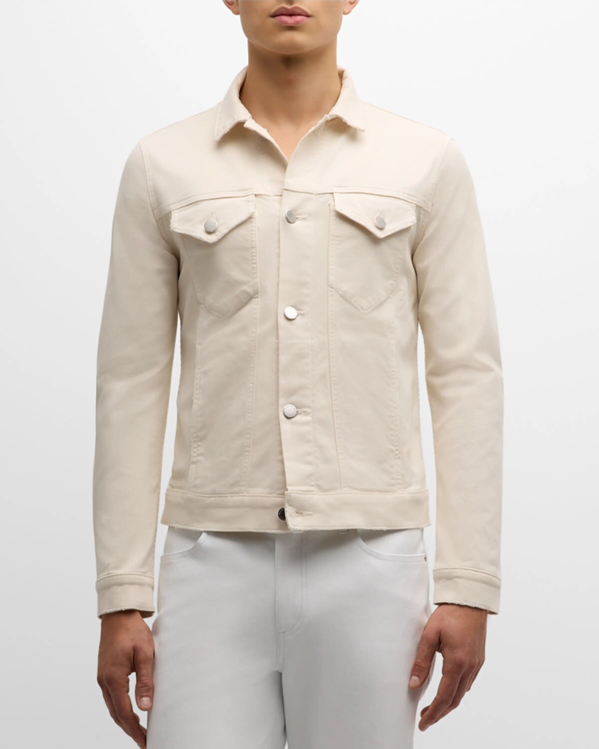 

Мужская куртка Dean Trucker monfrere, цвет Vintage Blanc