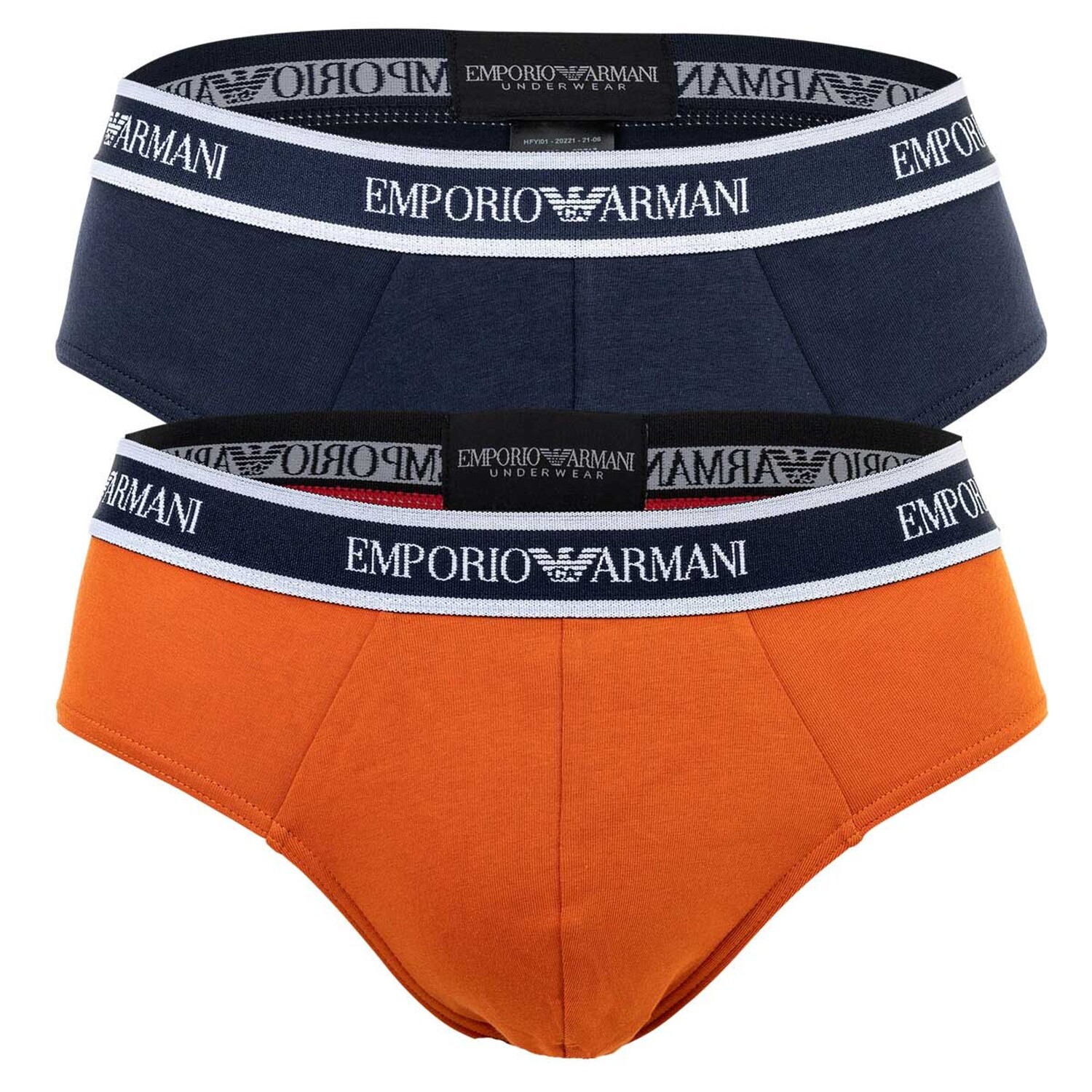 

Трикотажные трусы (2 пары) Emporio Armani, синий