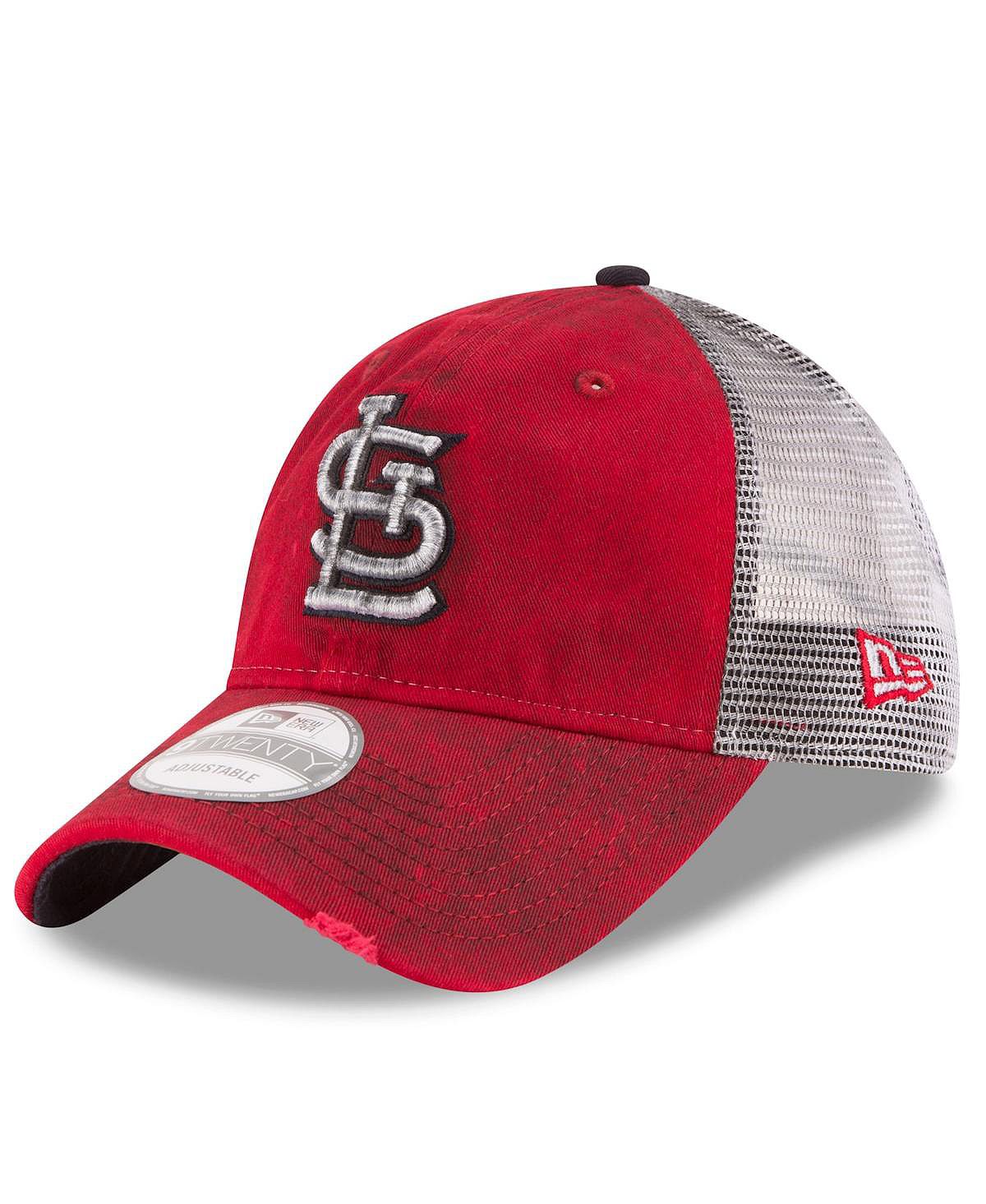 

Мужская красная регулируемая кепка St. Louis Cardinals Team Rustic 9Twenty New Era