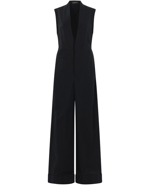 

Прямой комбинезон Valerie Ann Demeulemeester, черный