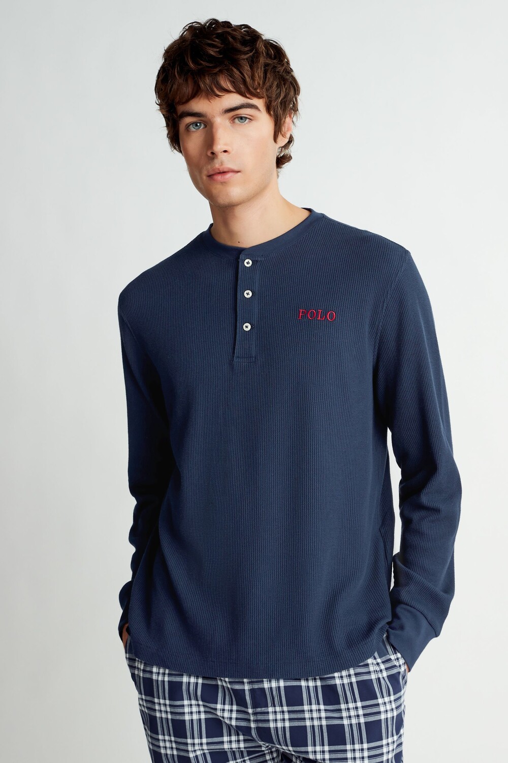 

Вафельный верх Polo Ralph Lauren, синий