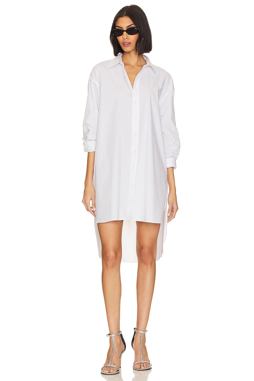 Платье CAROLINE CONSTAS Andie Shirt, белый wakeman caroline snow white