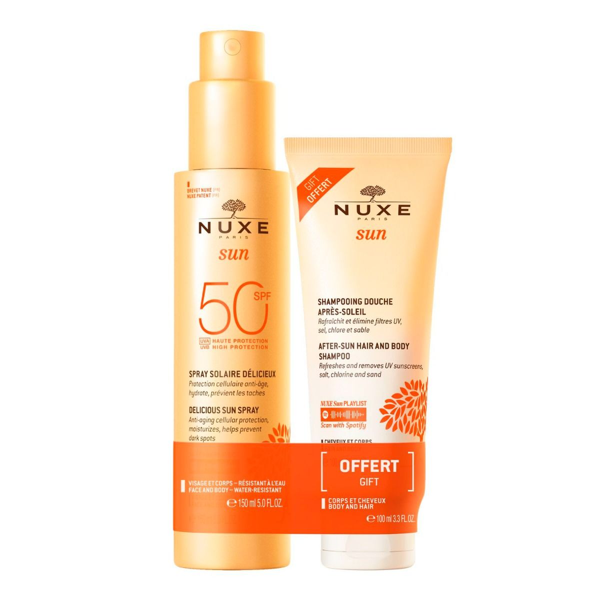 Набор дермокосметики Nuxe Sun SPF50, 1 шт