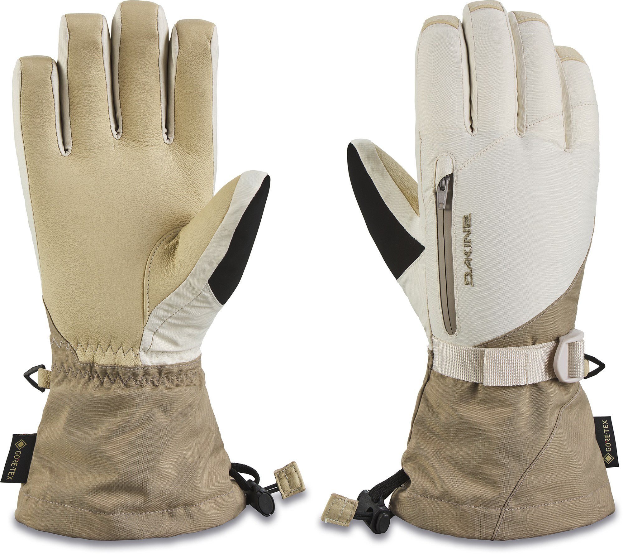 цена Кожаные перчатки Sequoia GORE-TEX 3-в-1 — женские DAKINE, хаки