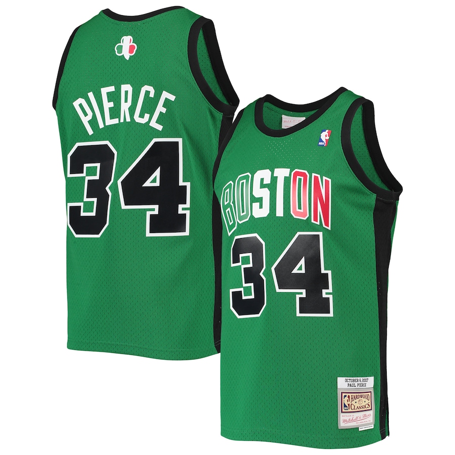 

Джерси Mitchell & Ness Boston Celtics, зеленый