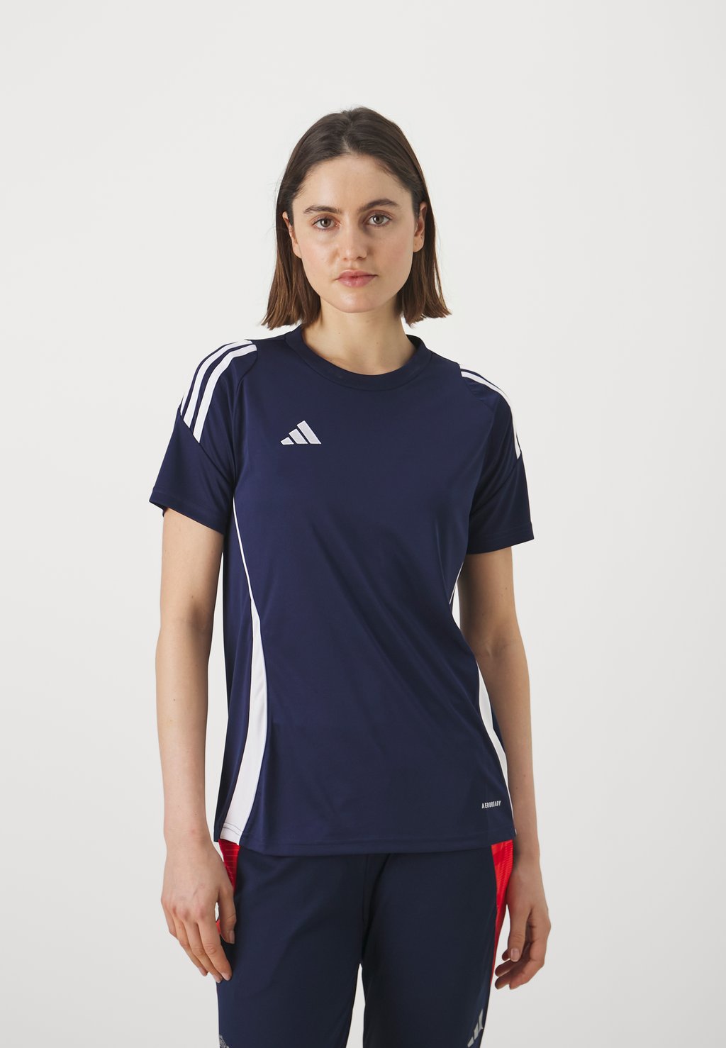 Спортивная футболка TIRO24 adidas Performance, цвет team navy blue 2/white беговел tech team milano 2 0 blue 2000035770020