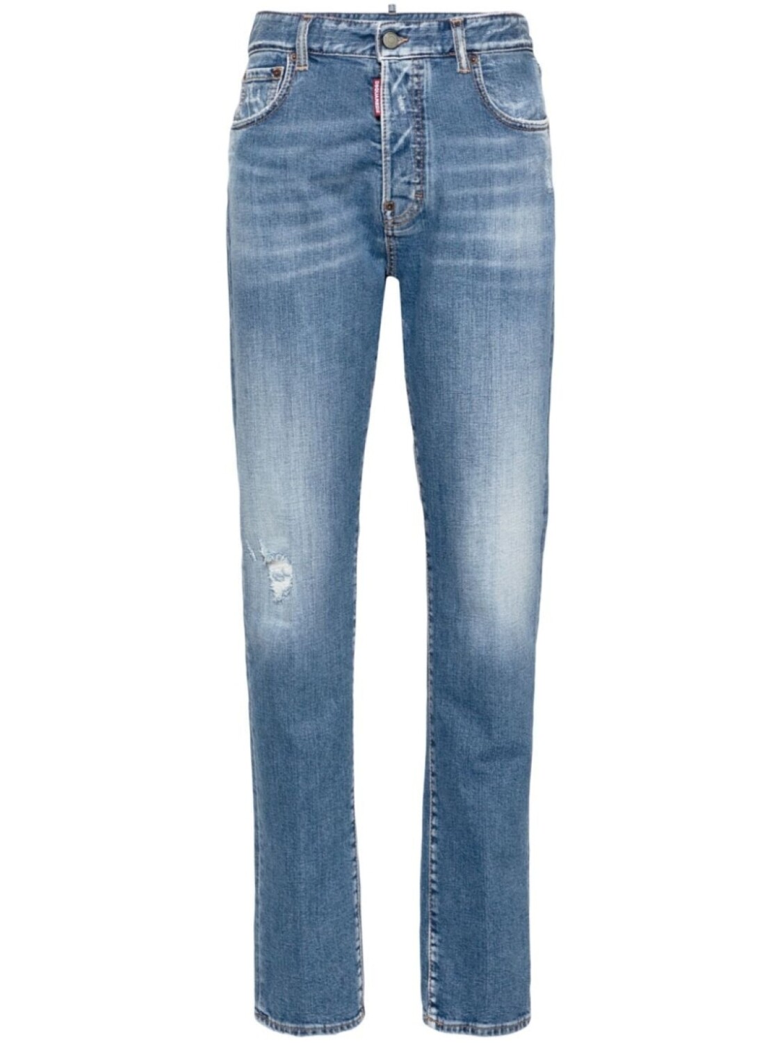

Dsquared2 джинсы 642 прямого кроя, синий