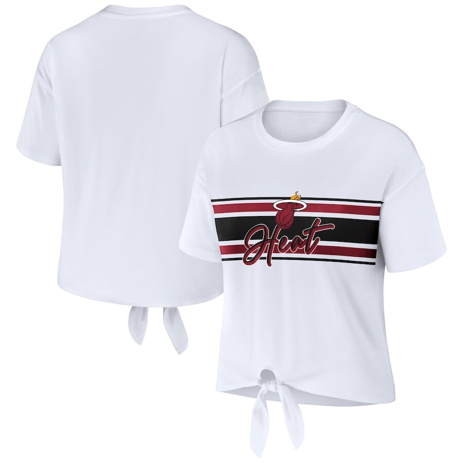 

Футболка с коротким рукавом WEAR by Erin Andrews Miami Heat, белый