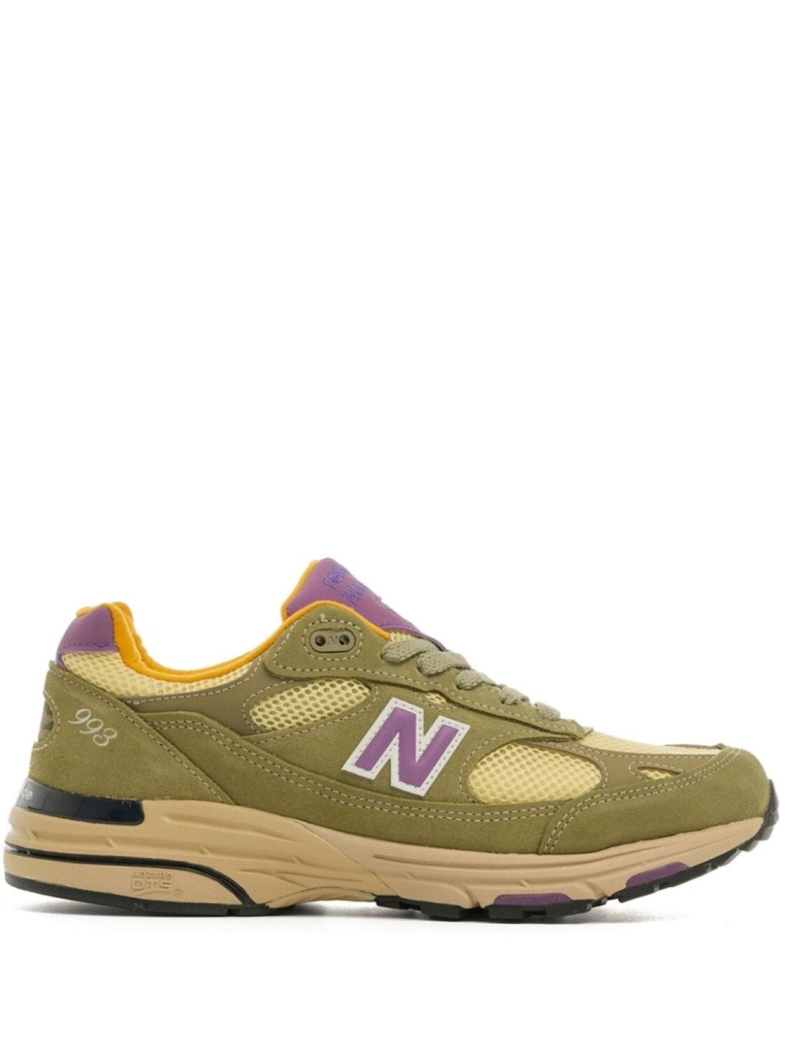

New Balance сделано в США 993 кроссовки, зеленый
