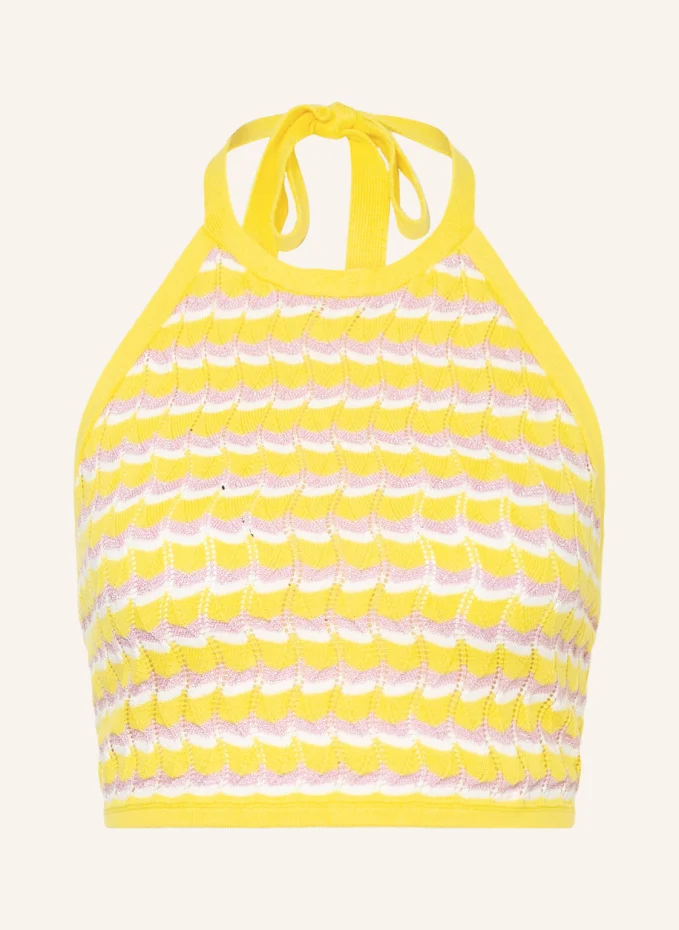 

Вязаный топ блестящей пряжей Seafolly, белый