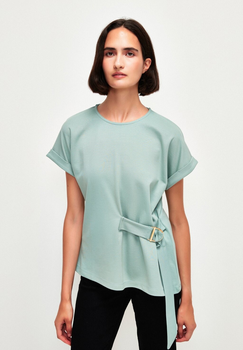 

Базовая футболка BUCKLED SHORT SLEEVE adL, цвет mint