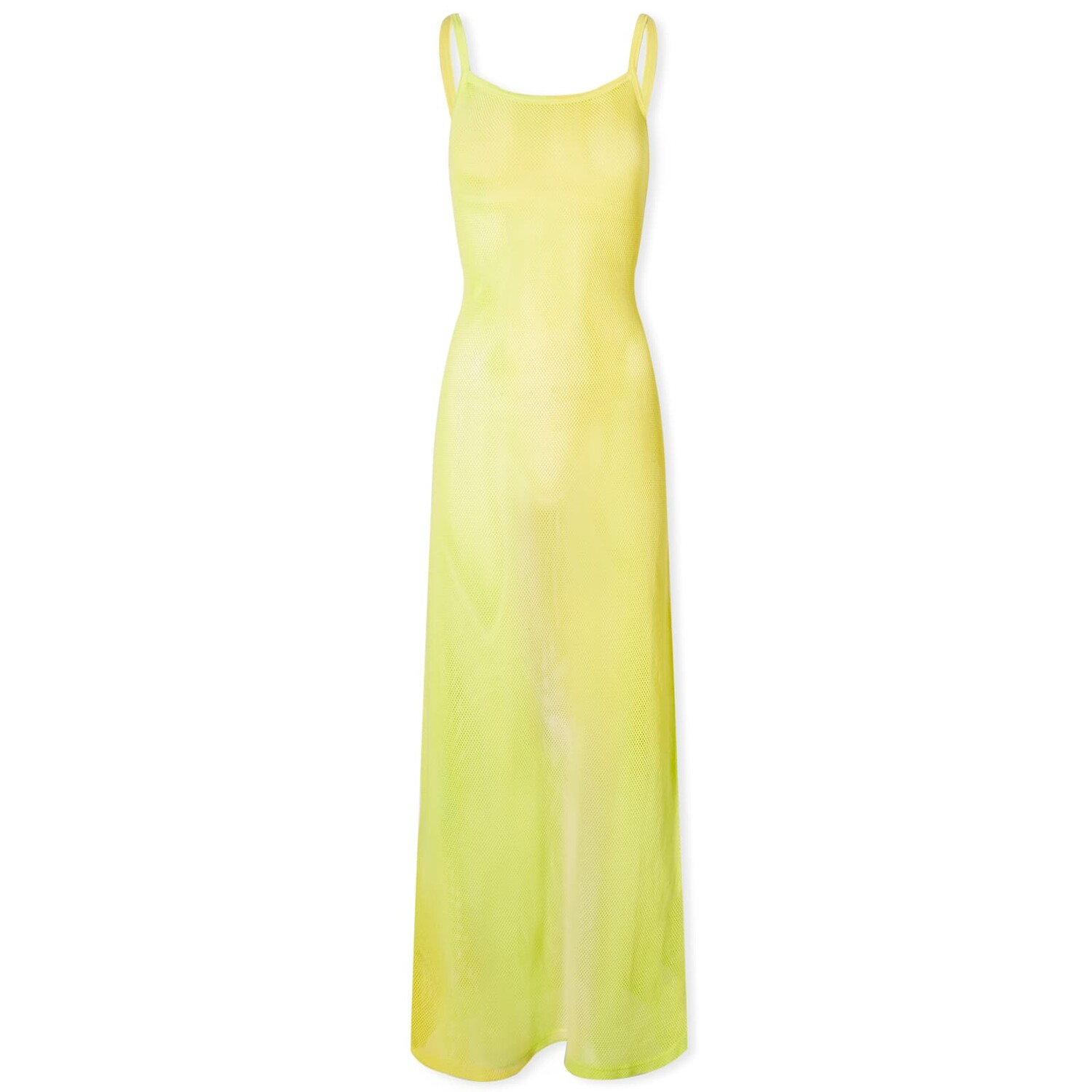 

Дневное платье Acne Studios Tie Dye Mesh Maxi Dress, цвет Acid Yellow