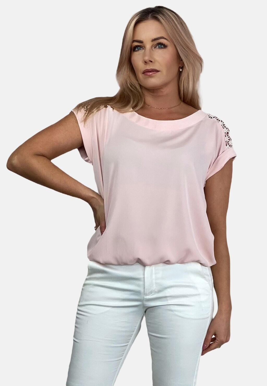 

Блузка BOAT NECKLINE REGINA FASHION, цвет light pink