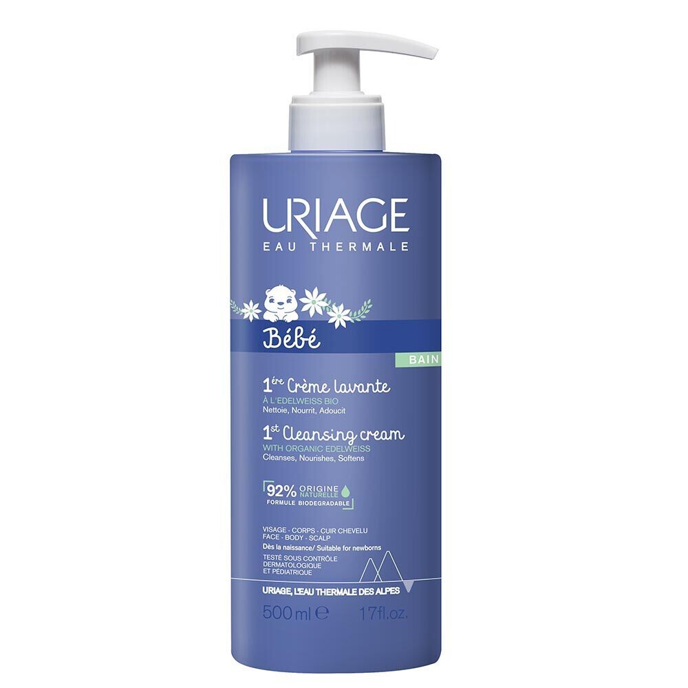 

Пенящийся крем для ванн детский Uriage Bebe, 500 мл