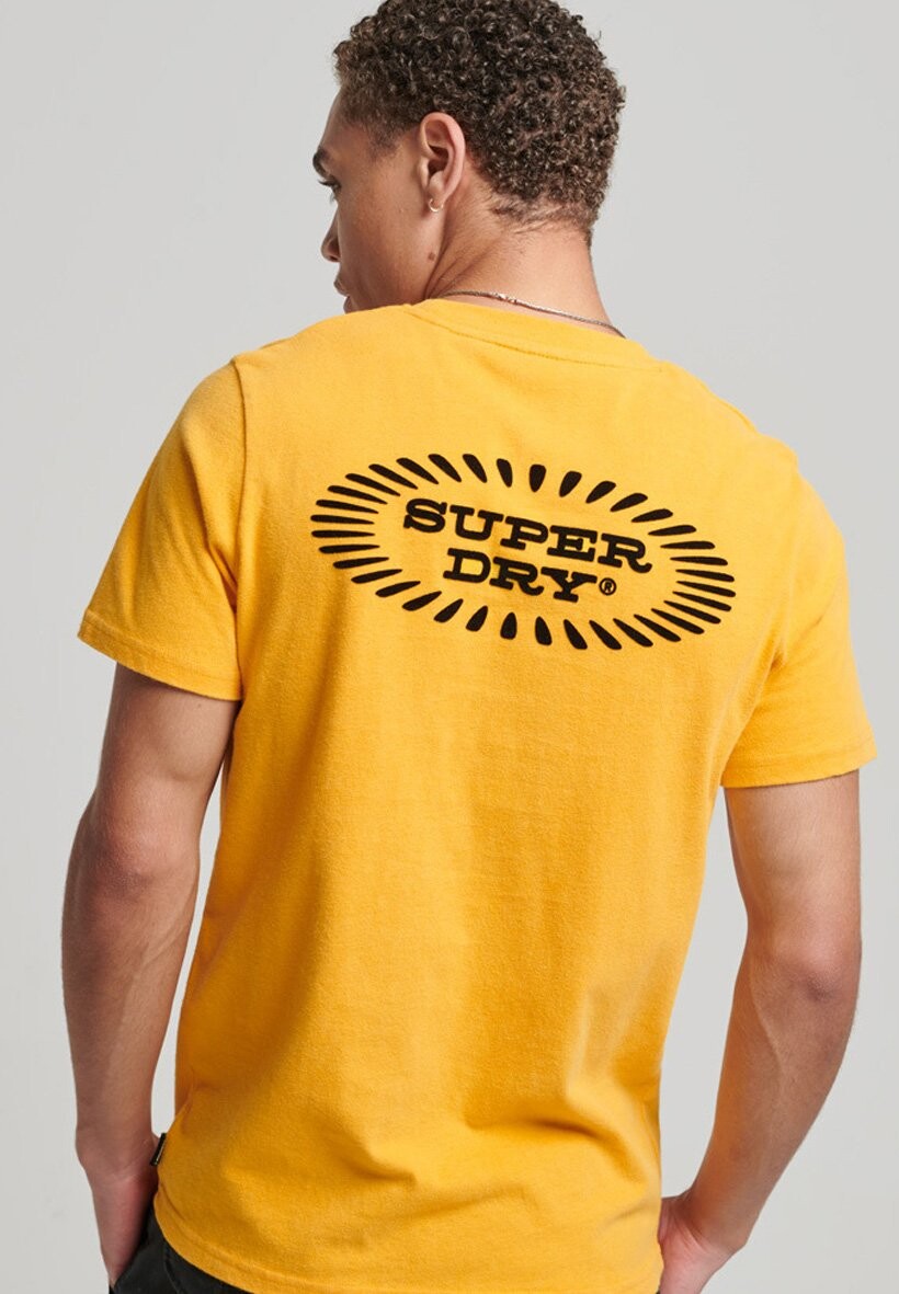 

Футболка с принтом Superdry, желтый