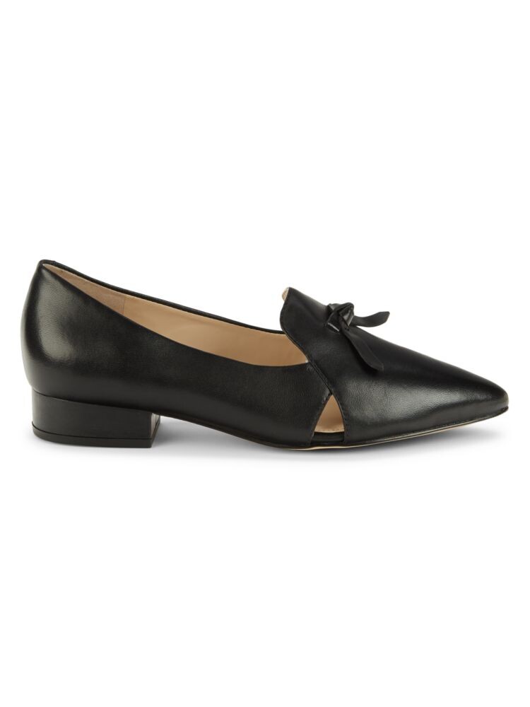 

Кожаные лоферы с острым носком Viola Skimmer Cole Haan, черный