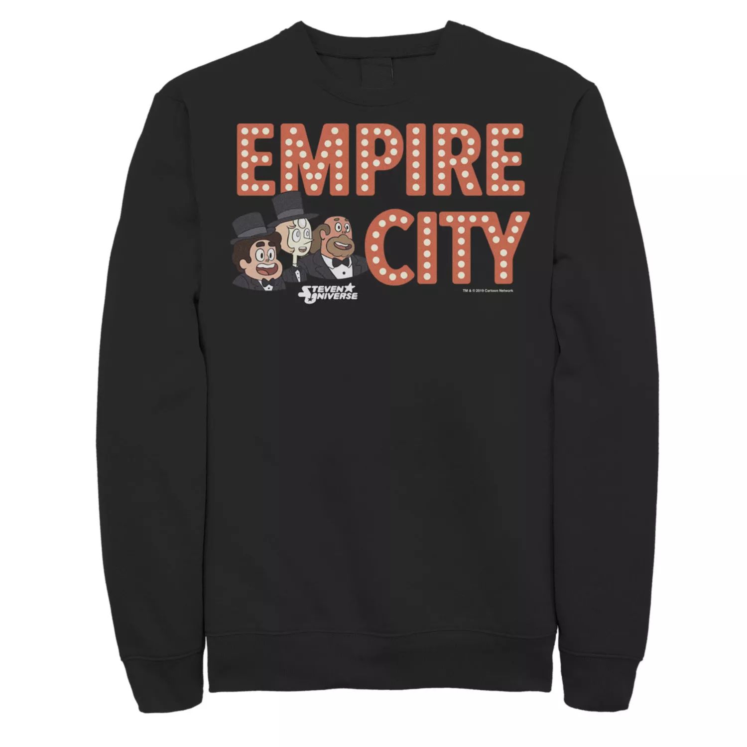 Мужской флисовый пуловер с графическим рисунком CN Steven Universe Empire City Licensed Character