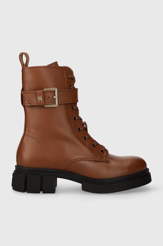 

Кожаные байкерские ботинки COOL FEMININE BIKERBOOT Tommy Hilfiger, коричневый