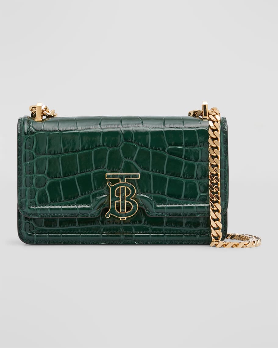 

Сумка на плечо TB с цепочкой и тиснением под крокодила Burberry