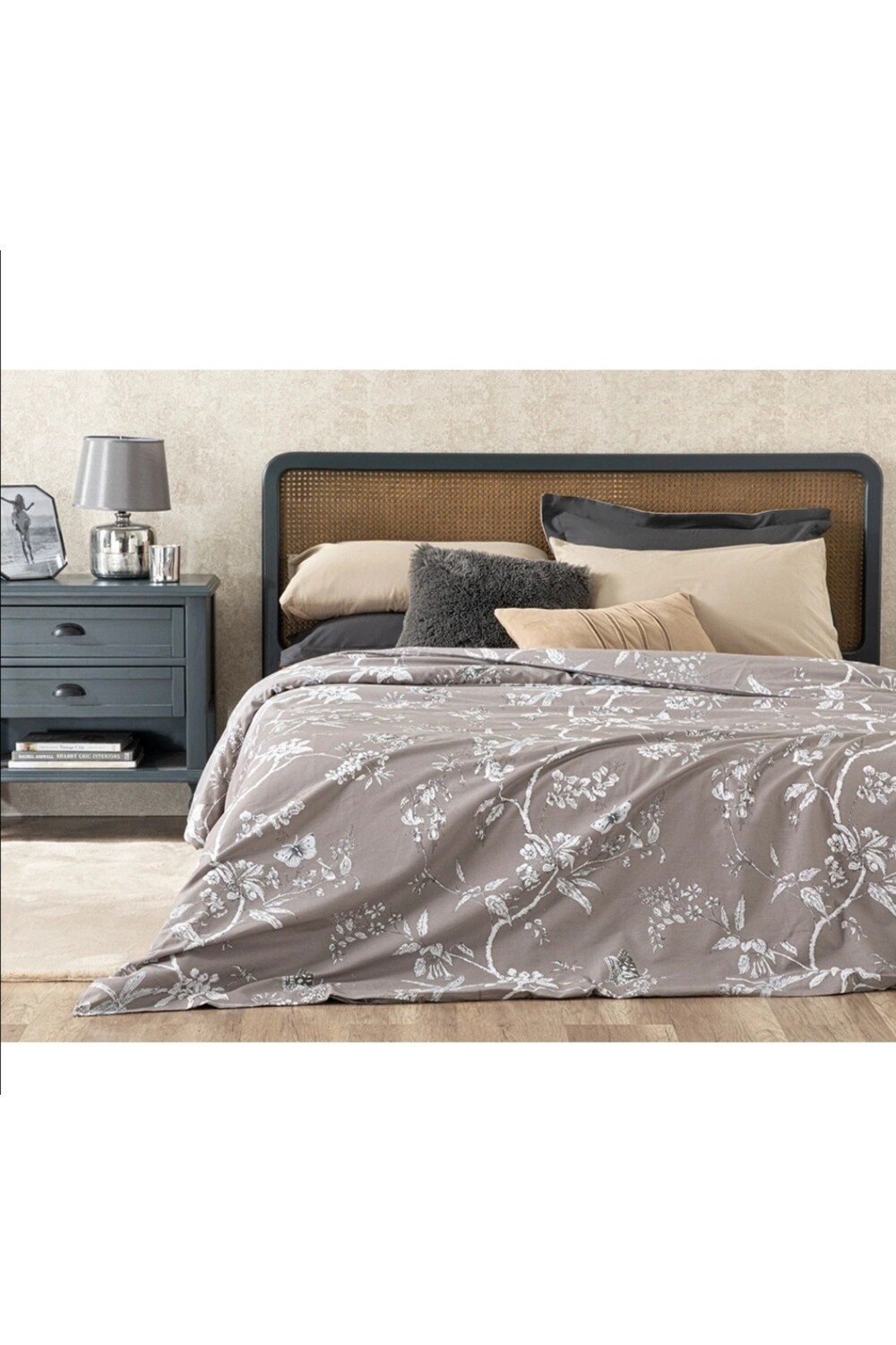 

Пододеяльник English Home Secret Garden Extra King, коричневый