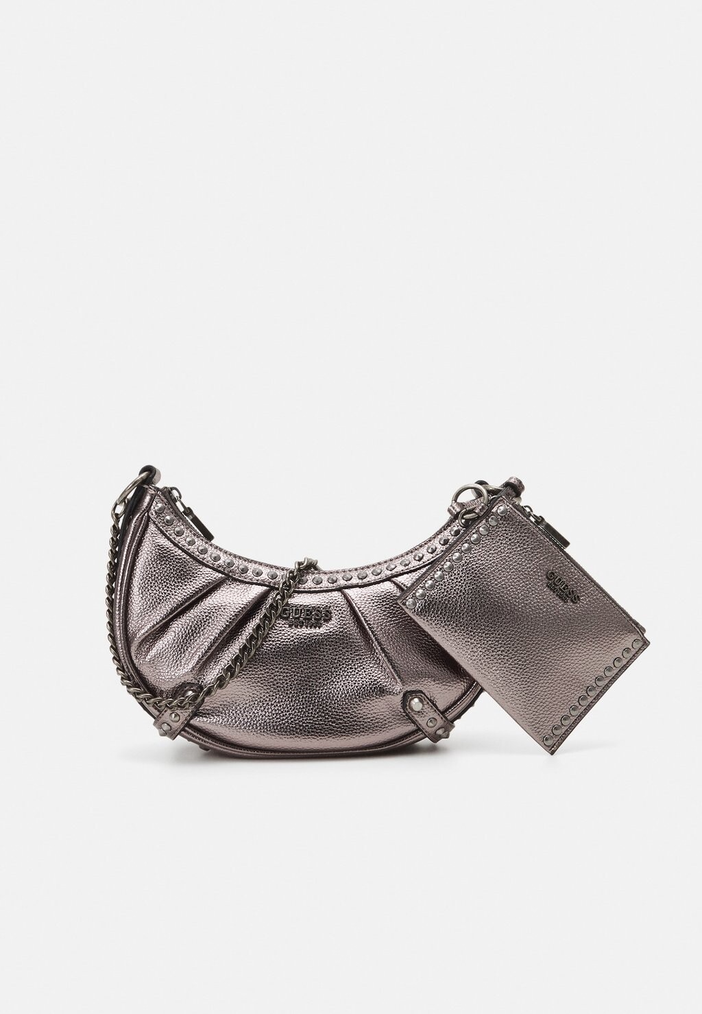 

Сумка на плечо CLELIA CROSSBODY TOP ZIP Guess, олово