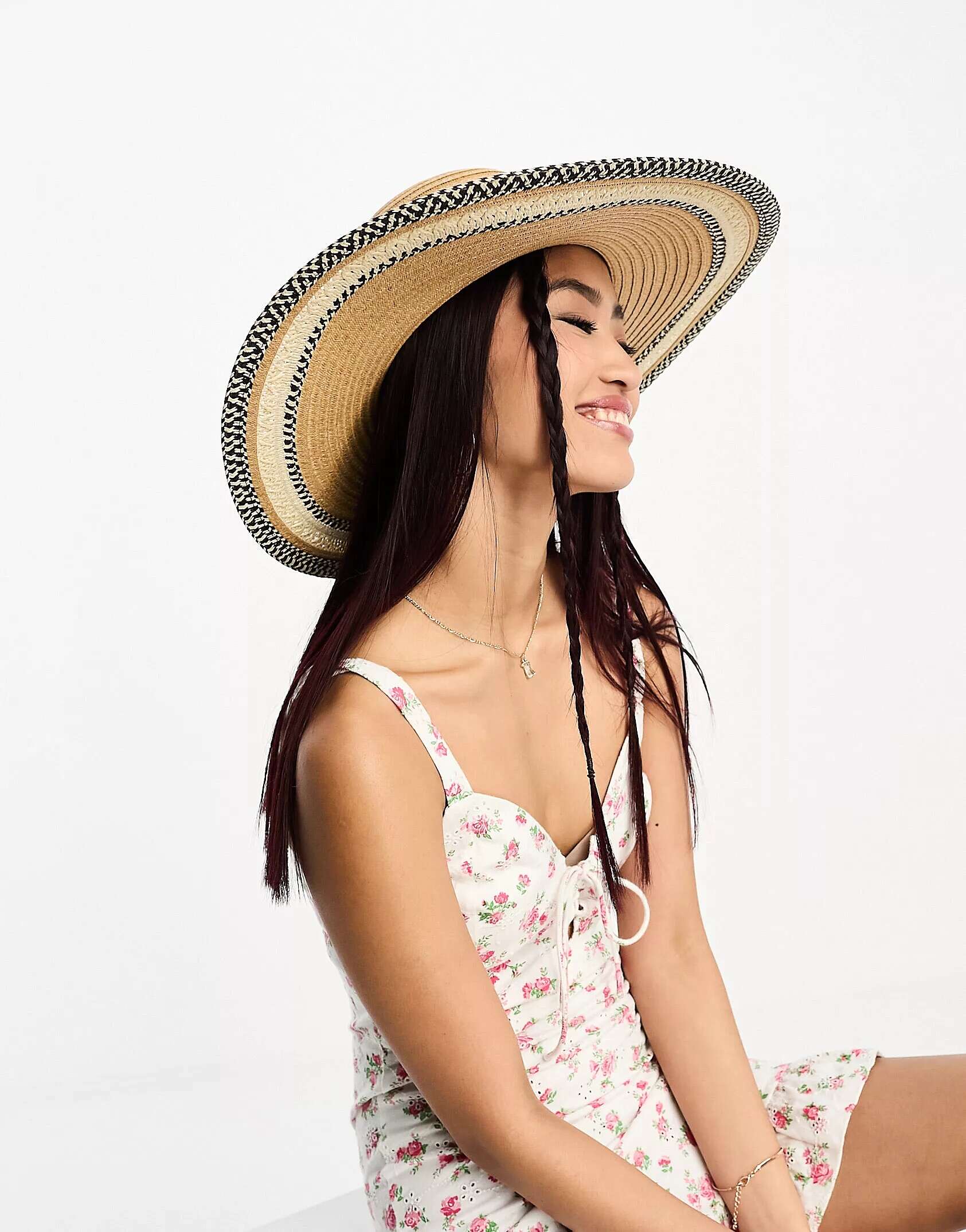 Натуральная соломенная шляпа от солнца Boardmans цена и фото