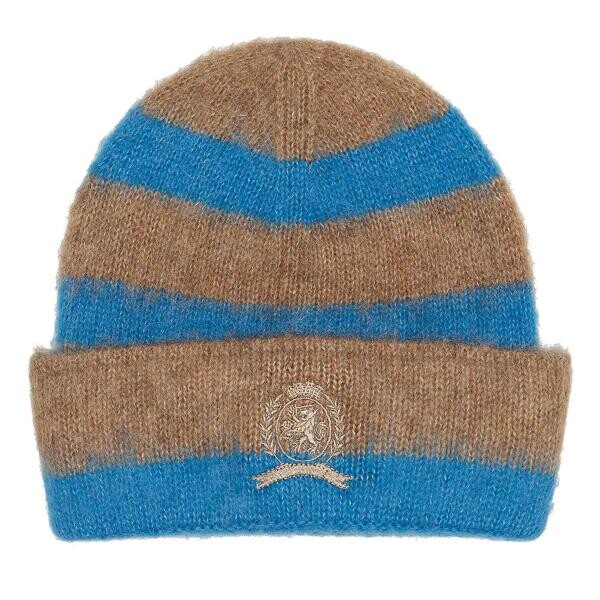 

Бейсболка thc fuzzy beanie stripes sandy beige/cerulean Tommy Hilfiger, бежевый