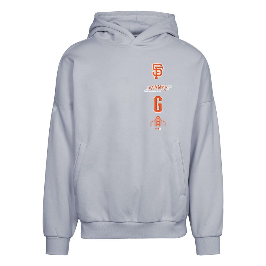 

Пуловер с капюшоном Levelwear San Francisco Giants, серый