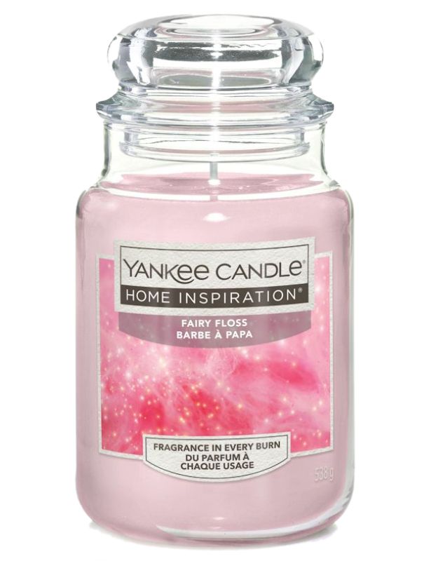 Ароматическая Свеча Yankee Candle Home Inspiration Fairy Floss, 538 гр свеча ароматическая yankee candle tropical jungle 104 гр