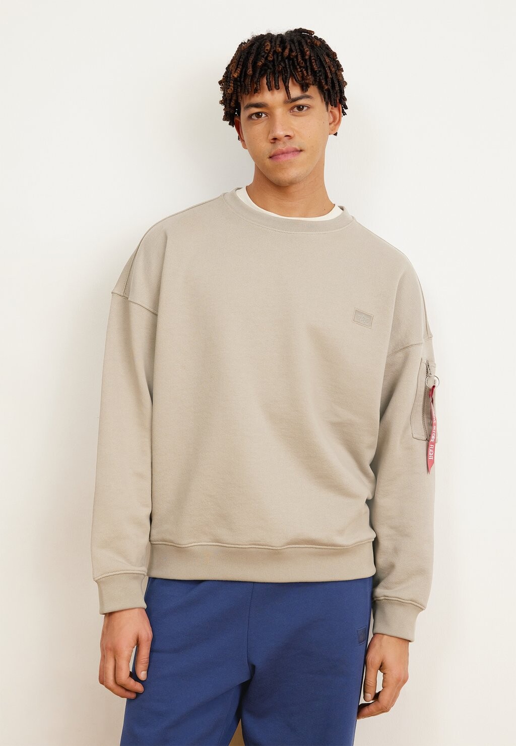 

Толстовка с капюшоном Alpha Industries, песочный