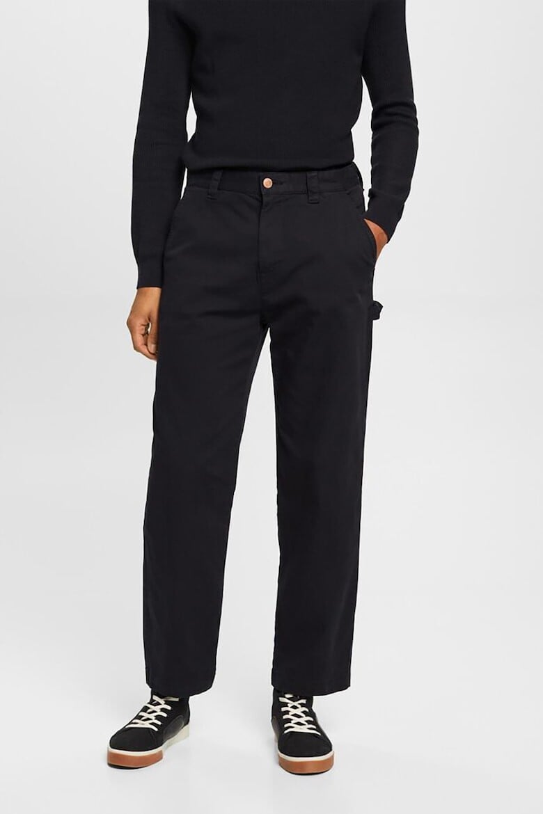 

Брюки прямого кроя Esprit, черный