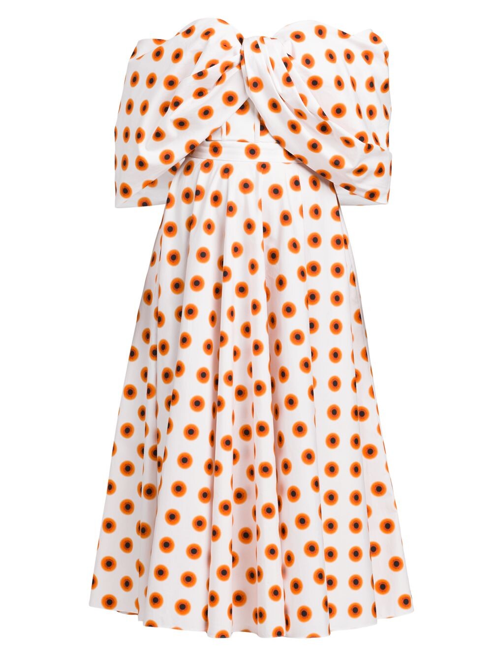 

Платье миди с открытыми плечами Iris Alexander McQueen