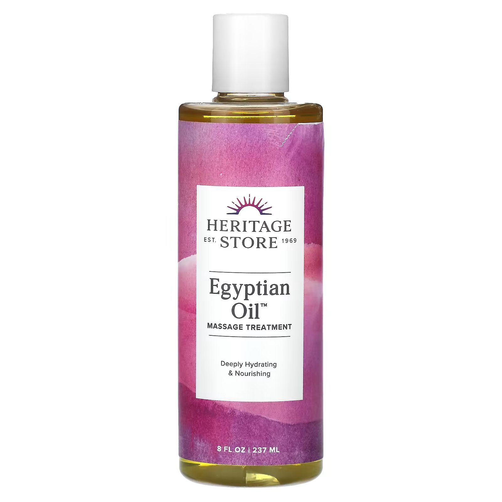 Масло для массажа Heritage Store Egyptian Oil, 237 мл масло для массажа eco u avocado oil 500 мл