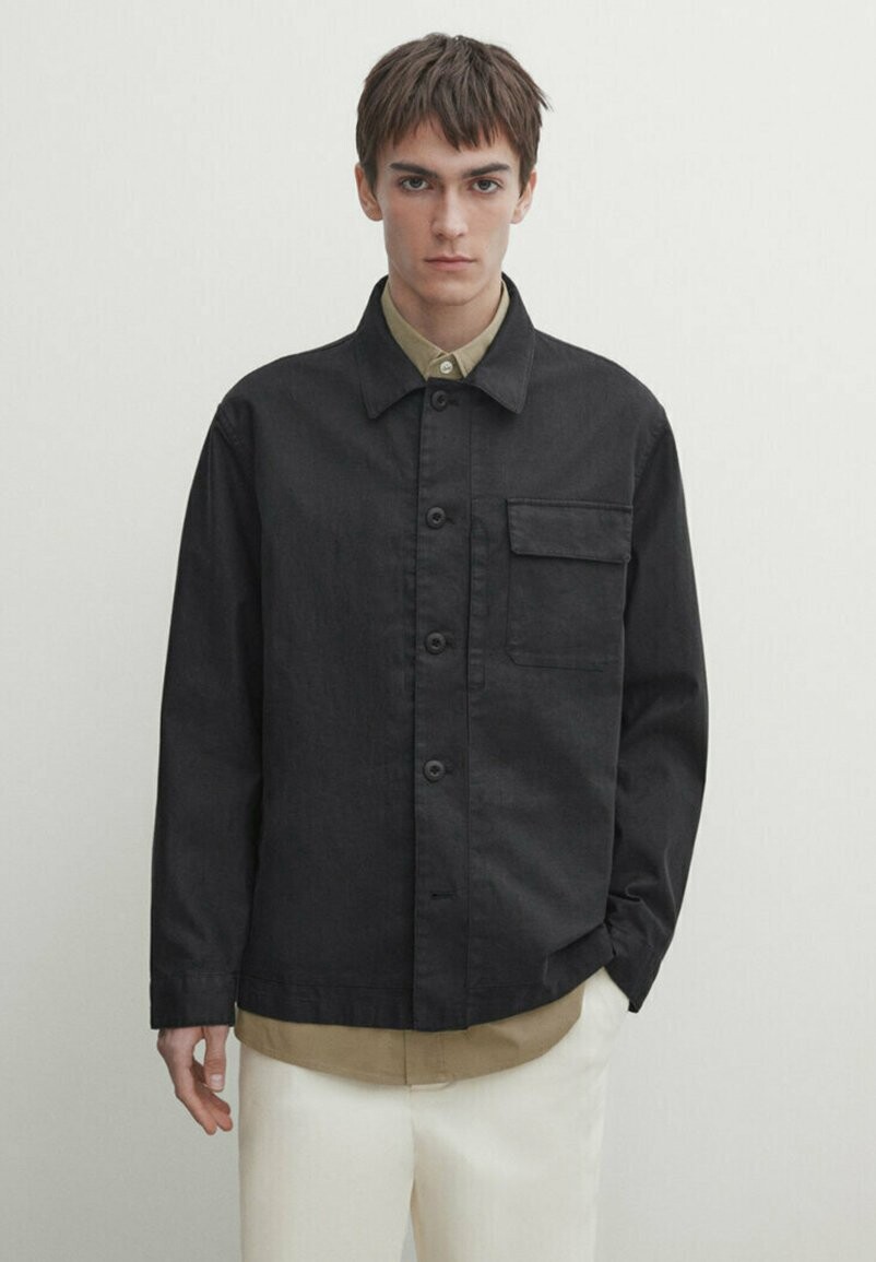 

Легкая куртка BLEND Massimo Dutti, цвет dark blue