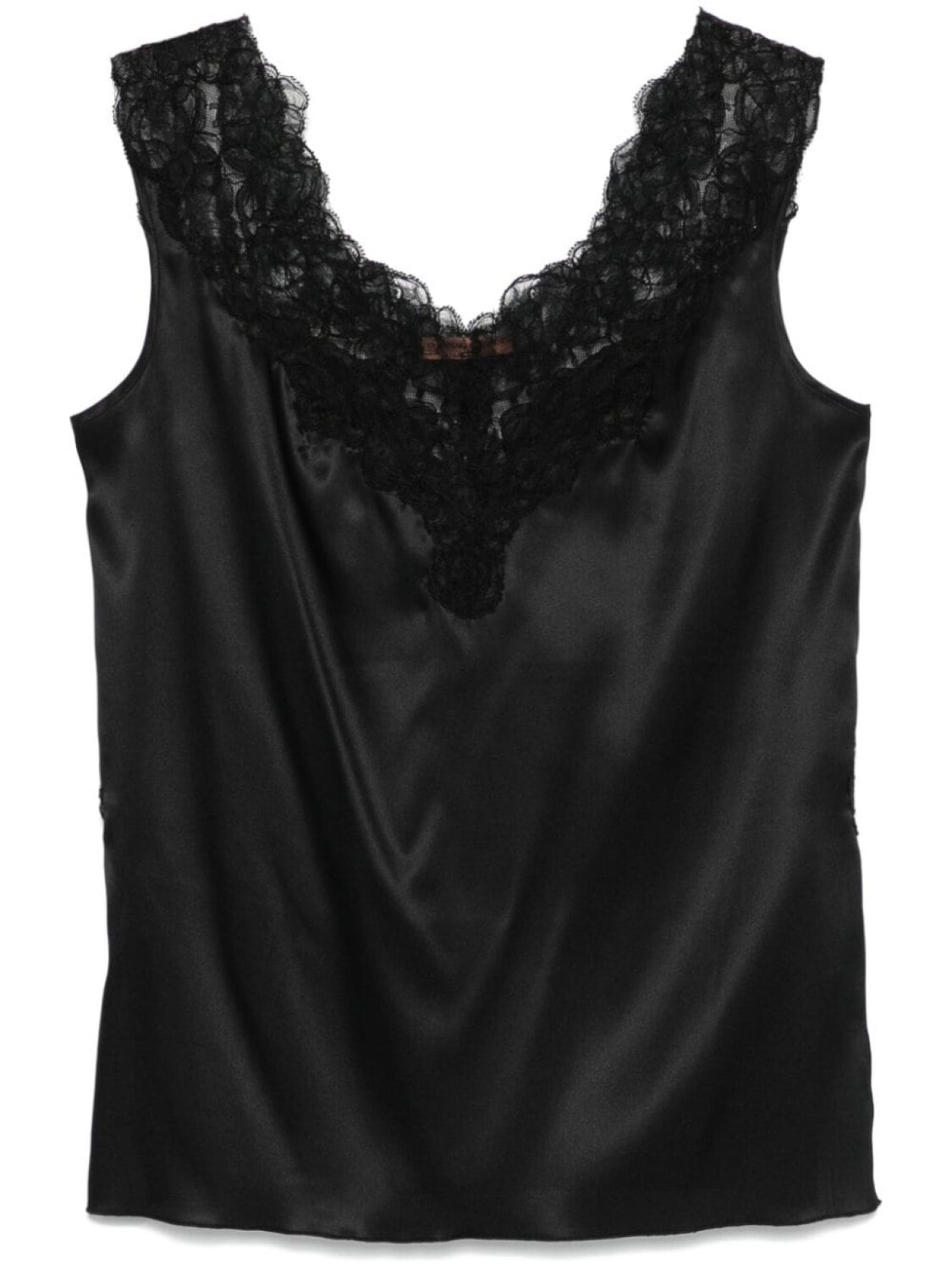 

Ermanno Scervino блузка с кружевом, черный