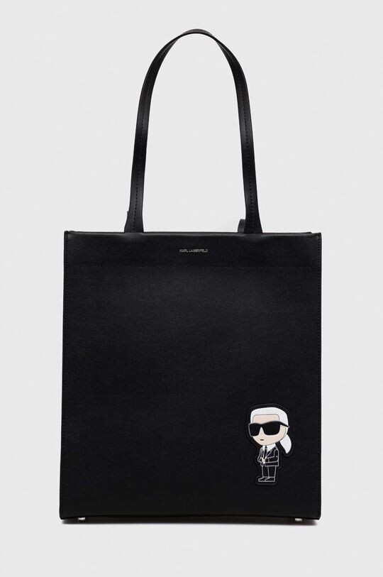 

Кожаная сумочка Карла Лагерфельда Karl Lagerfeld, черный