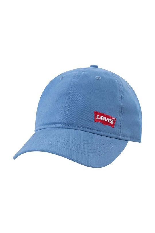 

Levi's Детская хлопковая бейсболка LAN RICHMOND BATWING CURVE BRI, синий