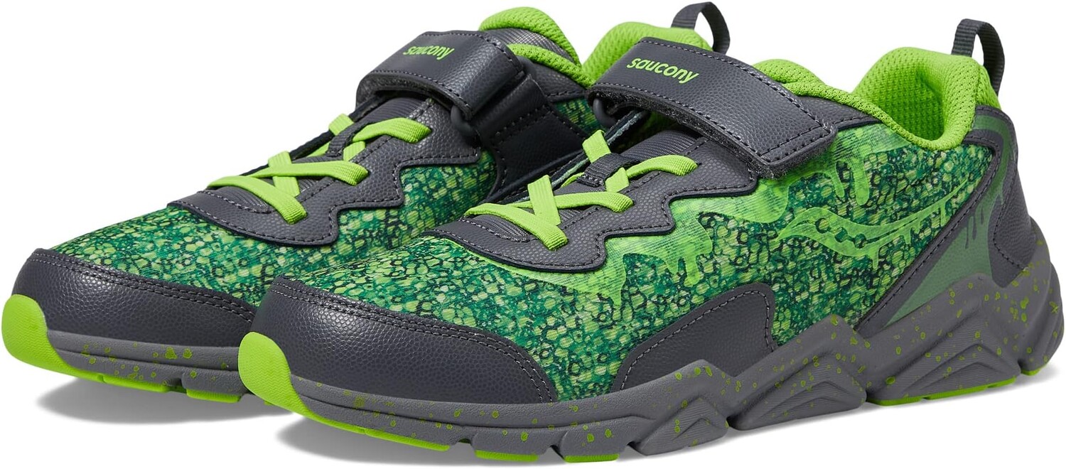 

Кроссовки Flash A/C 3.0 Saucony Kids, цвет Grey/Slime