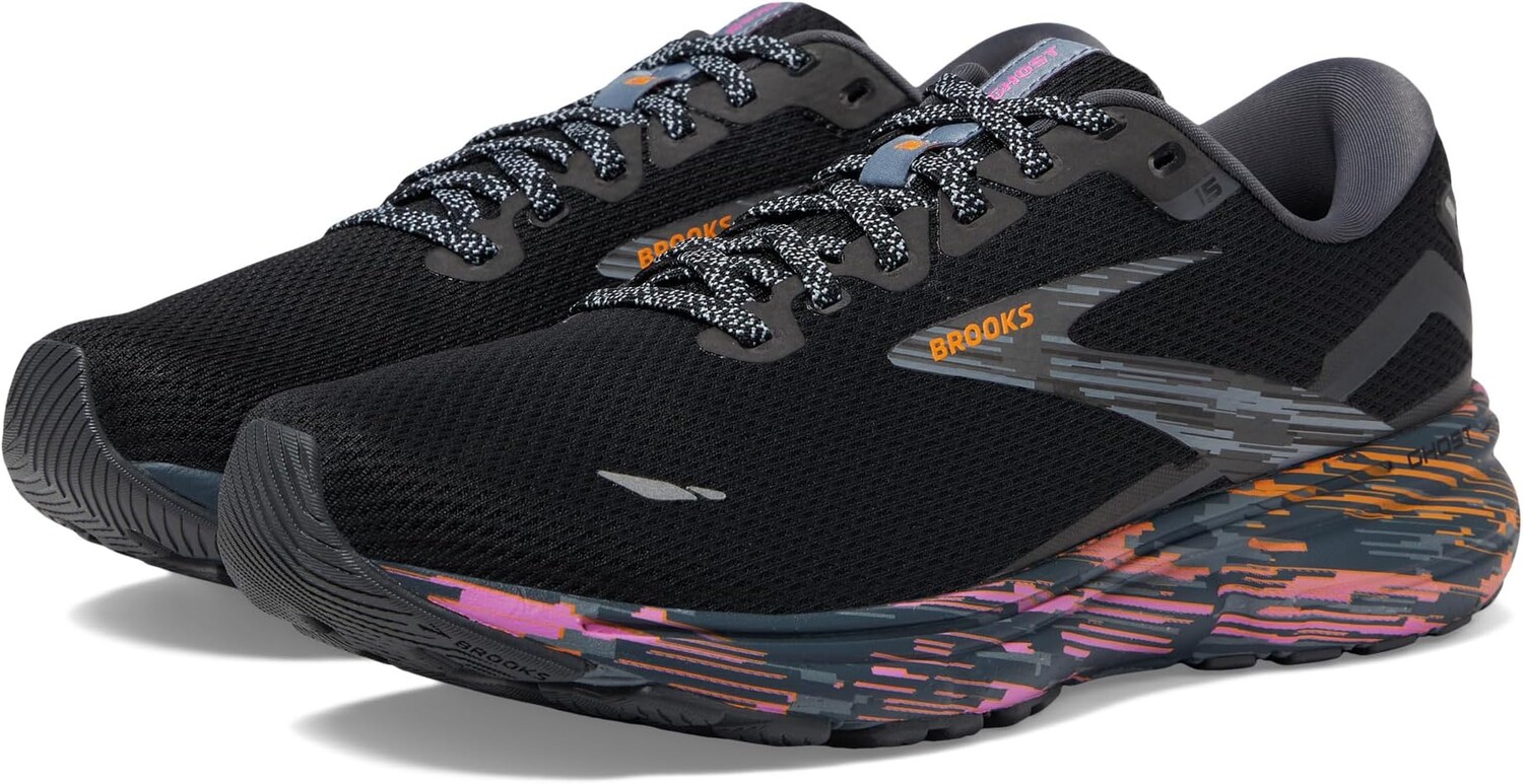 

Кроссовки Ghost 15 Brooks, цвет Black/Phlox/Oriole