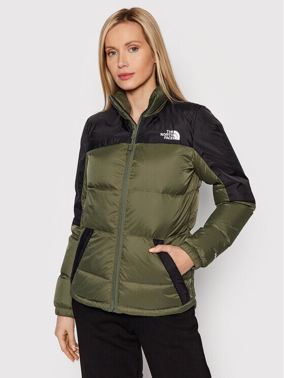 

Пуховик стандартного кроя The North Face, зеленый