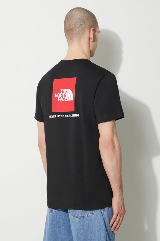 

Хлопковая футболка MS/S Redbox Tee The North Face, черный