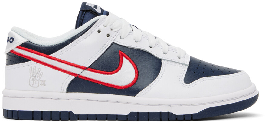 

Белые кроссовки Nike Dunk Low PRM, Белый