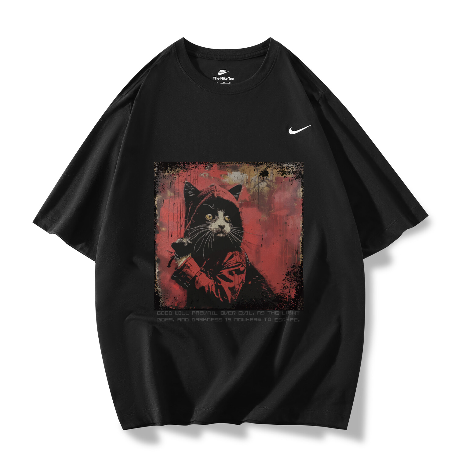 

Футболка унисекс черная Nike, черный