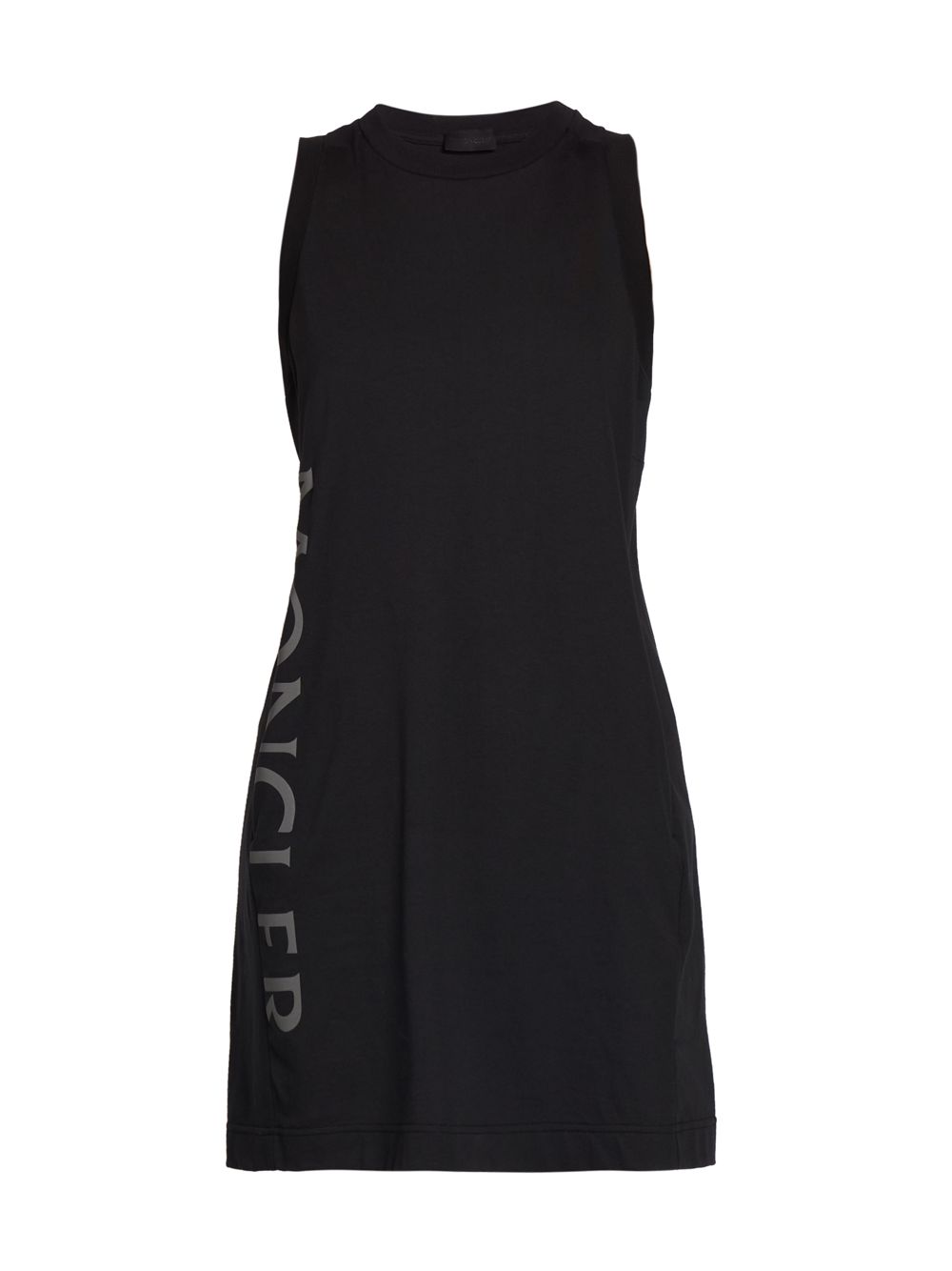 

Платье Mainline без рукавов с логотипом Moncler, черный