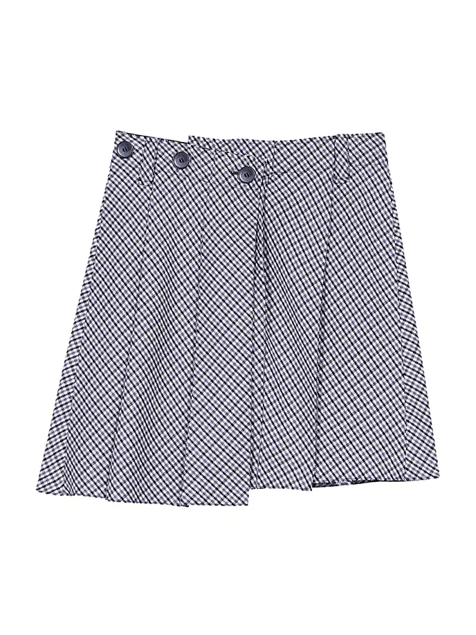 

Юбка с запахом Maje, цвет blue grey