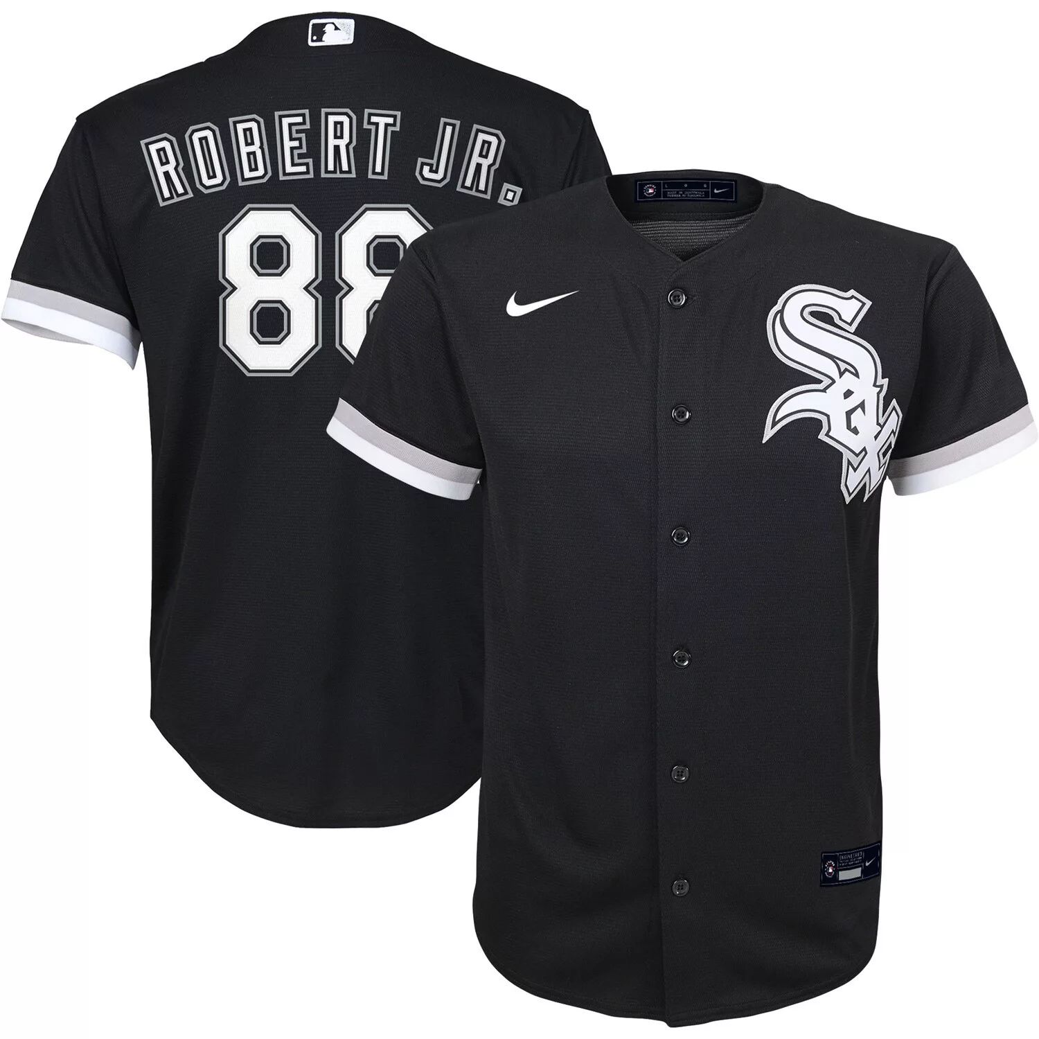 

Молодежная футболка Nike Luis Robert Black Chicago White Sox, альтернативная реплика игрока Nike