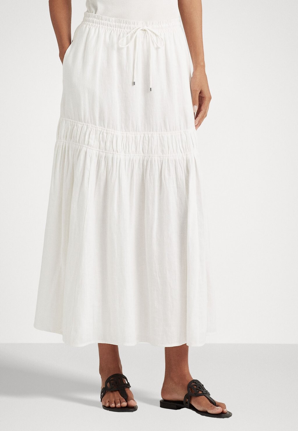 

Юбка длинная Lauren Ralph Lauren, белый
